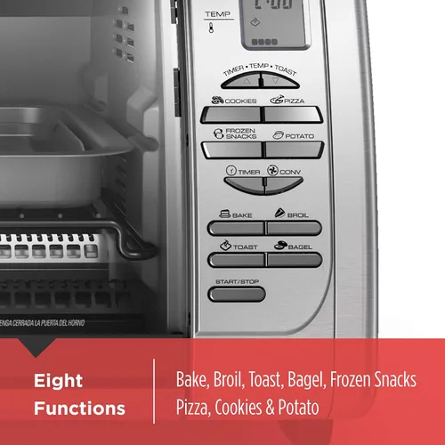 Miniatura 6 de Black & Decker Horno tostador , Posiciones de doble rack, N/A