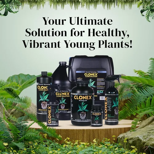 Miniatura 3 de Clonex Solución clon, fórmula nutritiva de grado profesional para plántulas, esquejes y uso general. Alimenta plantas jóvenes, ayuda a promover