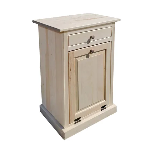 Miniatura 15 de Peaceful Classics Gabinete de Basura Abatible sin Cajón - Gabinete Extraíble de Madera, Gabinete Decorativo para Basura para Cocina, Dormitorio