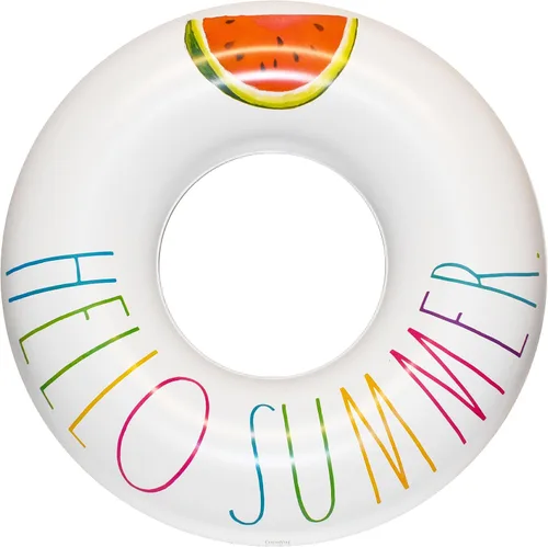 Rae Dunn x CocoNut Float Junior Ring Float - Balsa inflable de 32 pulgadas y tubo interior de agua duradero - Conducción estable para fiestas de