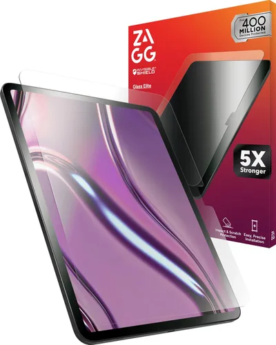 Miniatura 16 de ZAGG Glass Elite - Protector de pantalla para iPad Air de 11 pulgadas (M3)/Air de 11 pulgadas (M2), ultra fuerte, resistente a los arañazos, sin