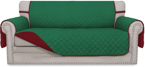 Miniatura 265 de Easy-Going - Funda para sofá, futón y sillón sin reposabrazos, reversible, resistente al agua, para mascotas y niños (azul oscuro/azul claro)