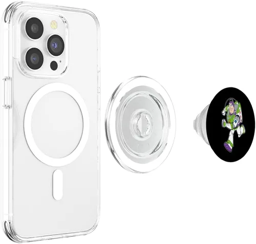 Miniatura 4 de Disney Pixar Toy Story 4 Here Comes Buzz Lightyear PopSockets MagSafe PopGrip para iPhone