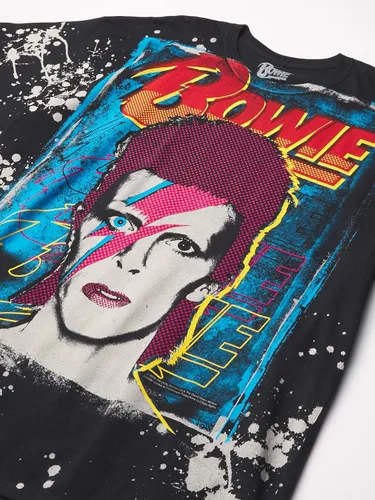 Miniatura 3 de Liquid Blue Camiseta David Bowie Ziggy Havoc Azul