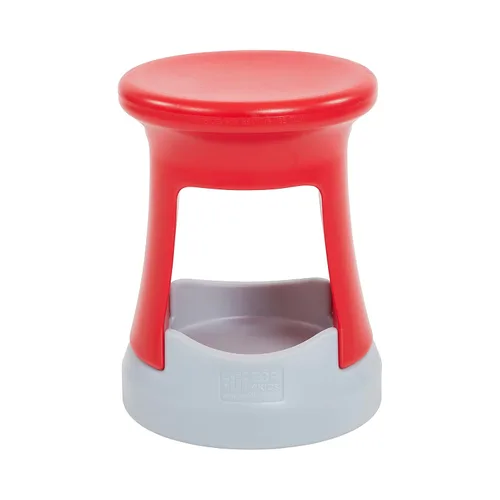 Miniatura 13 de ECR4Kids Taburete tambaleante de almacenamiento activo, altura del asiento de 18 pulgadas, muebles para niños, color negro