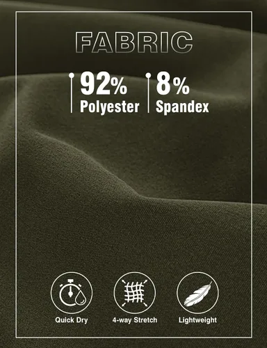 Miniatura 5 de TBMPOY Pantalones cortos de senderismo para hombre de 7 pulgadas 9 pulgadas, de secado rápido, atléticos, gimnasio, deportes al aire libre, 3