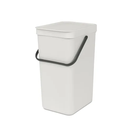 Miniatura 13 de Brabantia Sort & Go Cubo de Reciclaje 3.2 Galones (Verde Jade) Cubo de Basura de Plástico Eficiente en Espacio con Asa, Tapa Removible y Que