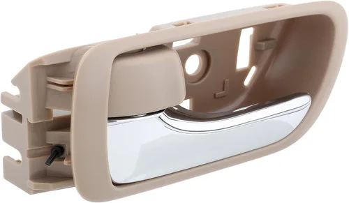 Miniatura 6 de Manija de puerta interior compatible con Toyota Camry 2002 2003 2004 2005 2006, lado del conductor delantero o trasero, carcasa beige con palanca