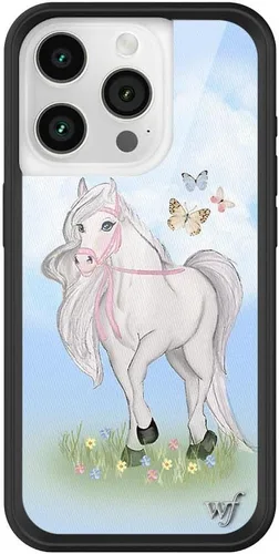 Miniatura 64 de Wildflower - Fundas compatibles con Apple iPhone 15 Pro Protector de goma negro, certificado de prueba de caída de 4 pies, propiedad de mujeres