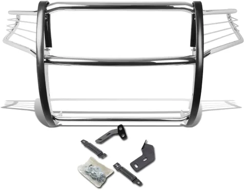Miniatura 12 de DNA MOTORING GRILL-G-059-BK - Protector de rejilla para parachoques delantero, color negro, compatible con Sequoia 01-07