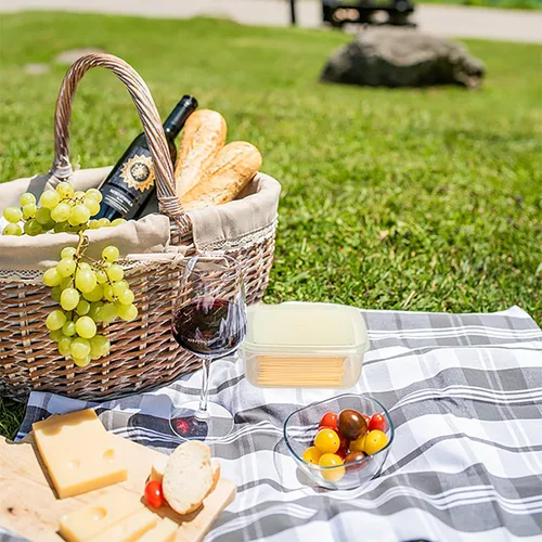 Miniatura 6 de Paquete de 2 recipientes de almacenamiento para rebanadores de queso con tapas herméticas, mantiene la rebanada de queso fresco y delicioso