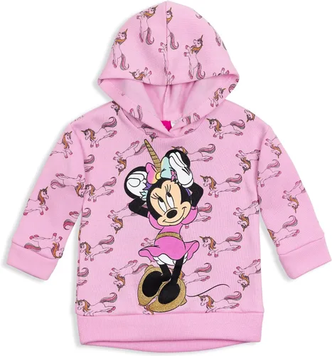Miniatura 5 de Disney Minnie Mouse - Conjunto de sudadera con capucha y pantalones de forro polar para bebés y niñas pequeñas