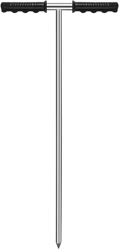 Miniatura 6 de Varilla de sonda de suelo de acero inoxidable de 32 a 48 pulgadas de longitud ajustable para localizar tuberías de tanques sépticos pruebas de suelo