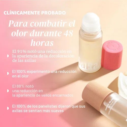 Miniatura 3 de Saltair Desodorante de suero Signature Scents, paquete de 2. Fórmula AHA al 5%. Desodorante de ácido láctico y ácido mandélico. Control de olores