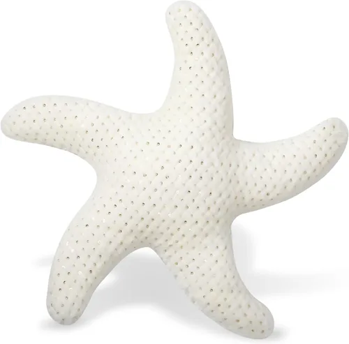 Miniatura 11 de Almohada de estrella de pescadillo de Marble Empire para sofá y cama, almohada de decoración costera, almohada de acento de tema de playa de océano