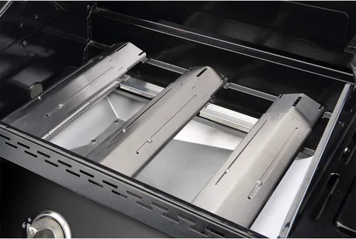 Miniatura 6 de Unicook Paquete de 3 placas de calor ajustables para parrilla, se extiende de 11.75 a 21 pulgadas de longitud, piezas de repuesto para cubierta