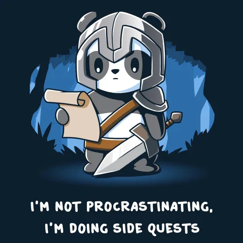Miniatura 2 de TeeTurtle Camiseta estándar Side Quests