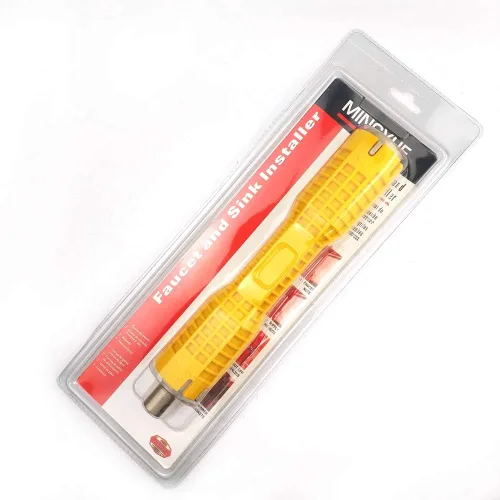 Miniatura 7 de SagaSave Instalador de grifo y fregadero Herramienta multifuncional llave de grifo Herramienta de instalación de fregadero de doble cabezal