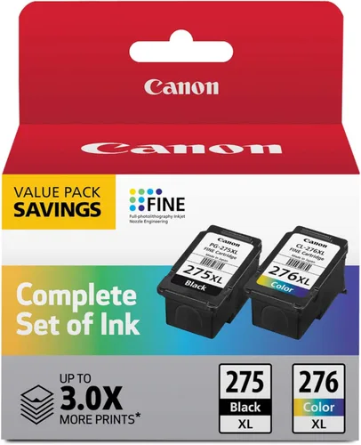 Miniatura 9 de Canon PG-275 XL/CL-276 XL - Paquete económico de tinta original (2 cartuchos), compatible con TS3520/3522/4722/3720/3722, TR4720, (paquete de 2)