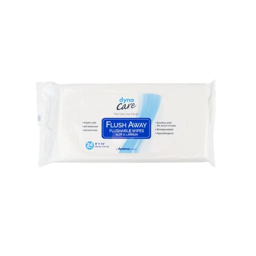 Miniatura 8 de Dynarex DynaCare - Toallitas desechables para higiene de baño para adultos, sin alcohol, seguras para alcantarillas y sistemas sépticos, toallitas