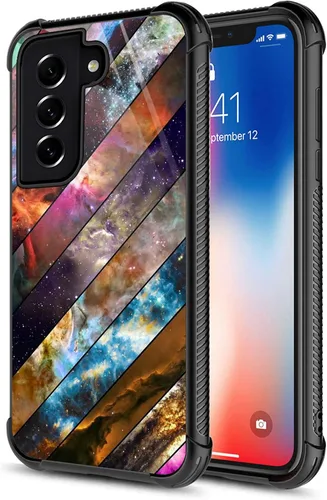 Miniatura 8 de CARLOCA Funda compatible con Samsung Galaxy S22 Ultra, diseño gráfico de identidad abstracta de nebulosa, a prueba de golpes, antiarañazos