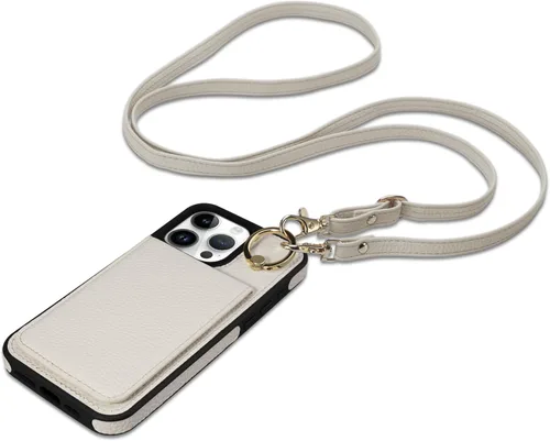 Miniatura 22 de Funda para iPhone 14 Pro Max de 6.7'', Funda Cartera Cruzada Desmontable con Ranuras para Tarjetas con Bloqueo RFID, Soporte de Anillo de 360°