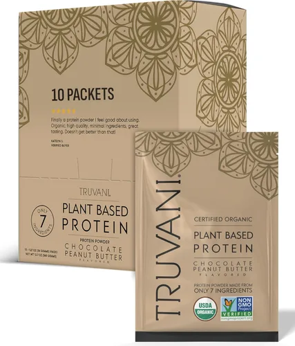 Miniatura 9 de TRUVANI – Polvo de proteína a base de plantas – Proteína orgánica certificada USDA en polvo, vegano, sin OMG, sin gluten