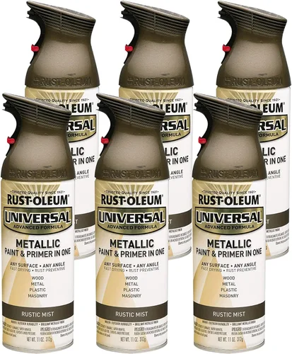 Miniatura 82 de Rust-Oleum 245197 Pintura en aerosol universal para todas las superficies, 12 onzas, negro satinado