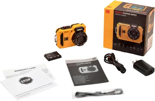 Miniatura 2 de KODAK PIXPRO WPZ2 - Paquete de cámara digital impermeable, incluye: tarjeta de memoria MicroSD SanDisk de 64 GB, batería de repuesto y más