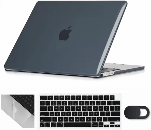 Se7enline Compatible con MacBook Air 2024 de 15 pulgadas M4 M3 M2 A2941/A3114/A3241 Funda rígida para laptop Mac Air 15.3, cubierta protectora de