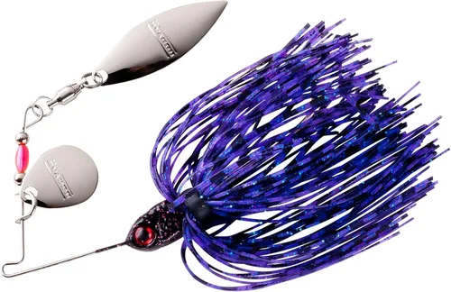 Miniatura 11 de Booyah Pond Magic Señuelo de pesca de róbalo con hoja giratoria para aguas pequeñas Alpine