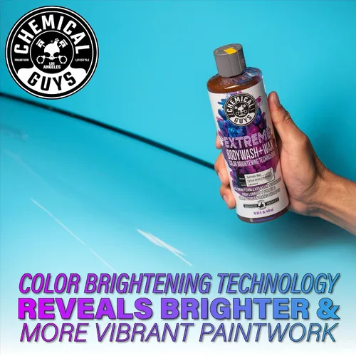 Miniatura 7 de Chemical Guys Honeydew Snow Foam (CWS_110_16) y Extreme Wash & Wax (CWS_207_16) Jabón de lavado de autos Paquete de 16 onzas (2) botellas de 16 onzas