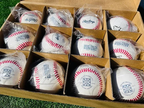 Miniatura 3 de Rawlings Dixie Youth League Baseballs Grado de Competencia RDYB1 Juventud/14U Múltiples opciones de conteo