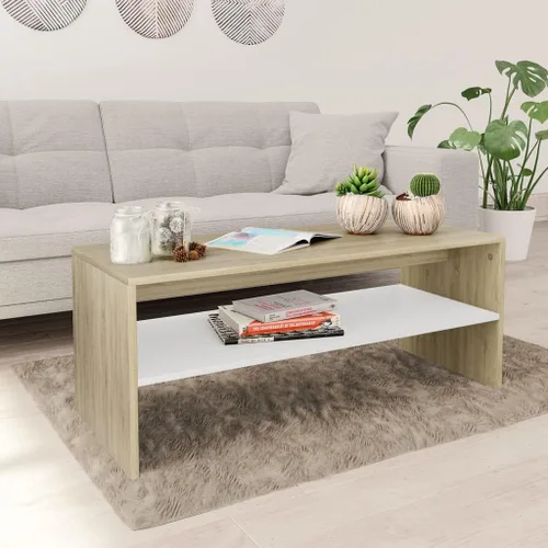 Miniatura 2 de vidaXL Mesa de centro sofá lateral extremo teléfono sofá té acento mesa de almacenamiento escritorio dormitorio sala muebles soporte blanco