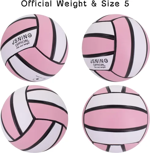 Miniatura 2 de Pink Volleyball,Official Size 5,Volley Lite,for Outdoor Indoor Beach Game