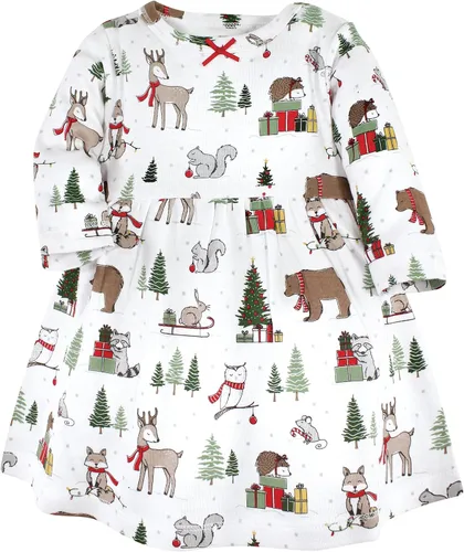Miniatura 3 de Hudson Baby - Vestidos de algodón para niñas bebés