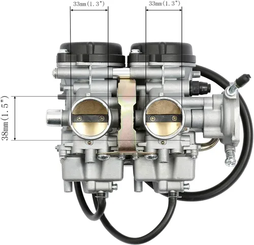 Miniatura 5 de Carburador de reemplazo compatible con Yamaha Raptor 660 660R YFM660 YFM 660R ATV Quad Carb 2001 2002 2003 2004 2005 Reemplaza 5LP-14900-00-00