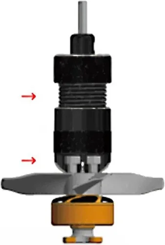 Miniatura 9 de VBESTLIFE Herramienta de extracción de hélice para drones, herramienta de eliminación de hélice de drones de aleación de aluminio para RC FPV Drone