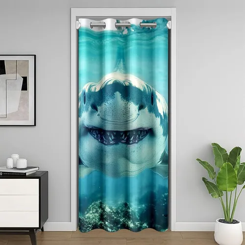 Miniatura 37 de Castle Fairy Cortina con estampado de piel de vaca para jóvenes adultos, diseño abstracto de piel de vaca blanca y granate, cortina opaca