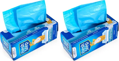 Miniatura 24 de Fresco Paso Cordón Cat Litter Box Liners, perfumado, tamaño jumbo, 36" x 19" - 7 unidades por caja, 2 cajas