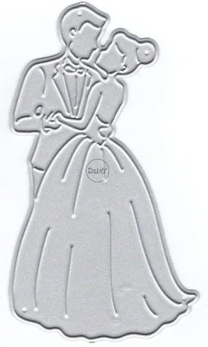 DzIxY Juego de troqueles de corte de metal para novia, para hacer tarjetas, juegos de troqueles de papel en relieve, plantillas para máquina de 1