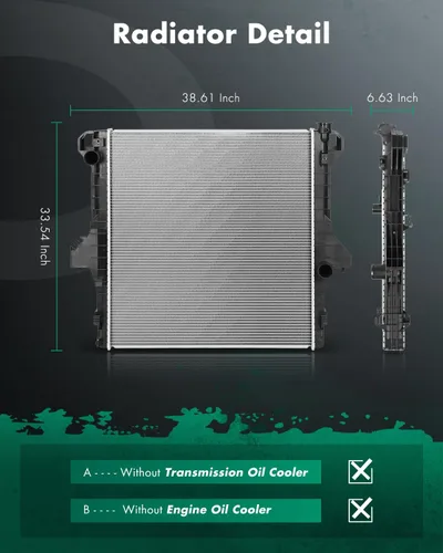 Miniatura 2 de SCITOO Conjunto de radiador de refrigerante del motor para 1999-2004 para Ford para F-250/F-350/F-450/F-550 Super Duty 2000-2003 para Ford