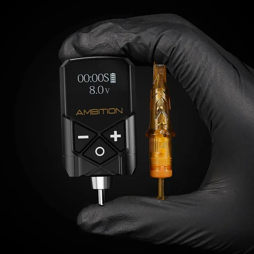 Miniatura 4 de Ambition Kuark - Fuente de alimentación para tatuajes Ambition Kuark Mini Wireless Portable RCA Tattoo 2400mAh batería de litio con pantalla digital