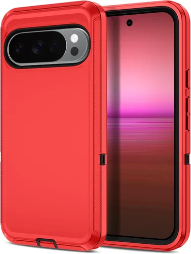 Miniatura 32 de I-HONVA Funda para Google Pixel 7 a Prueba de Golpes/Polvo/Caídas de 3 Capas con Protección Completa del Cuerpo [Sin Protector de Pantalla] Funda