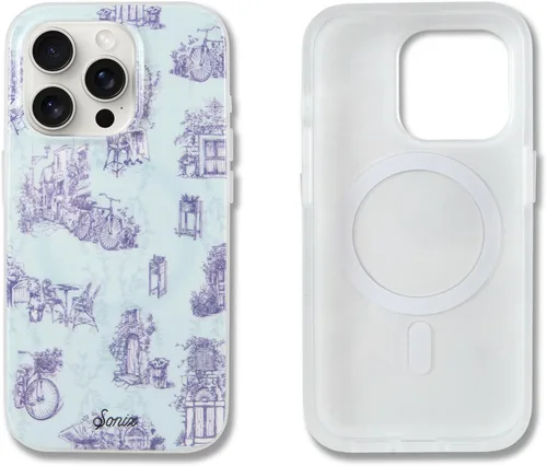 Miniatura 37 de Sonix x Sanrio - Funda para iPhone 15 Pro, compatible con MagSafe, probada en caídas de 10 pies, adivinador Kuromi