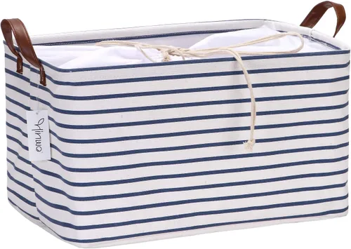 Miniatura 44 de Hinwo 31L Bolsas de almacenamiento grandes, organizadores de armario y almacenamiento, cestas de estante, cestas de almacenamiento plegables