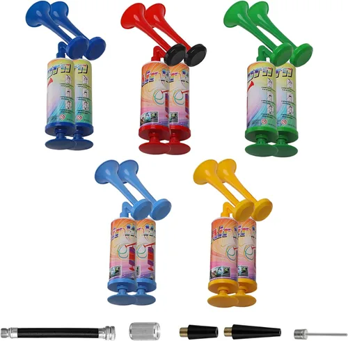 Miniatura 11 de Bocina de aire portátil, BANHAO Bocina de aire de aluminio de ruido fuerte para seguridad de botes, coches, eventos deportivos, bocina de aire