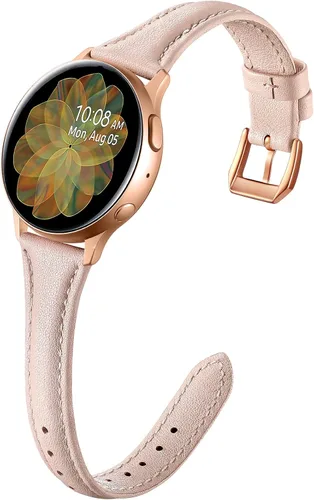 Miniatura 11 de GEAK Bandas de Cuero Delgadas Compatibles con Samsung Galaxy Watch 7 40mm 44mm/Watch 5 Pro 45mm/Galaxy Watch 6/Watch 5 4 44mm 40mm/Galaxy Watch 4