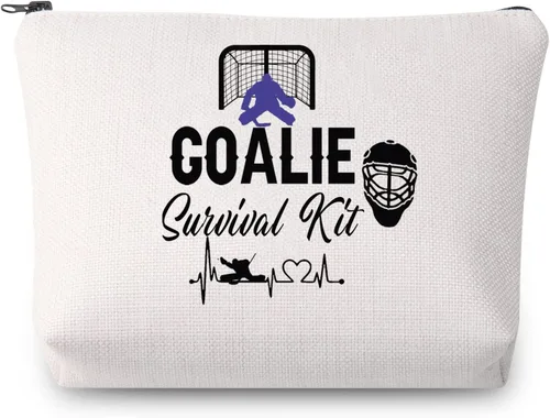 Miniatura 6 de JYTAPP Kit de supervivencia para porteros, bolsa de cosméticos, regalo de hockey sobre hielo, regalos para jugadores de hockey, bolsa de viaje