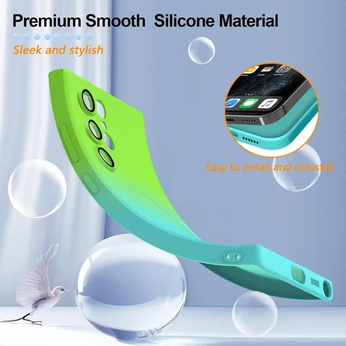 Miniatura 5 de Funda magnética para Samsung Galaxy S23 Ultra, bonita funda protectora delgada de TPU suave a prueba de golpes, protección de pantalla y cámara